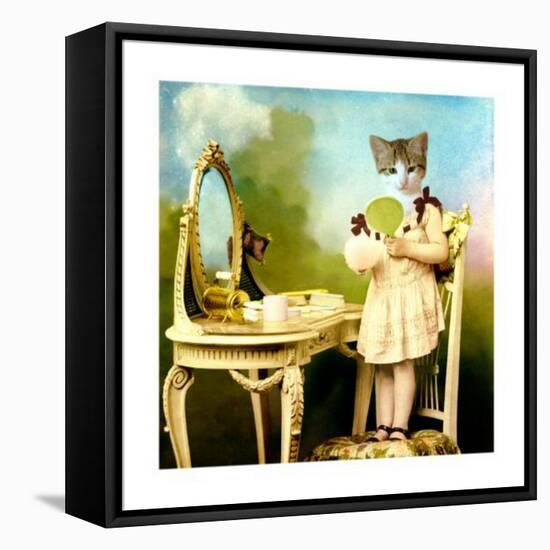 The Impersonator-Martine Roch-Framed Stretched Canvas
