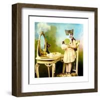 The Impersonator-Martine Roch-Framed Art Print