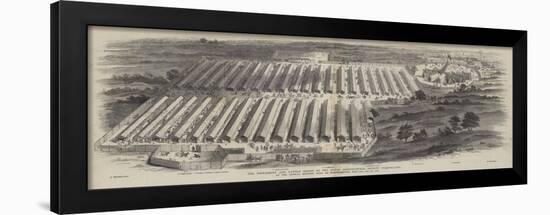 The Implement and Cattle Shows of the Royal Agricultural Society of England-William Henry Pike-Framed Giclee Print