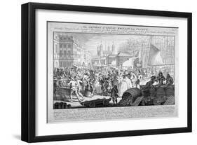 The Imports of Great Britain from France, 1757-LP Boitard-Framed Giclee Print