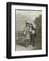 The Importunate Author-Gilbert Stuart Newton-Framed Giclee Print