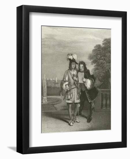 The Importunate Author-Gilbert Stuart Newton-Framed Giclee Print