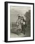 The Importunate Author-Gilbert Stuart Newton-Framed Giclee Print