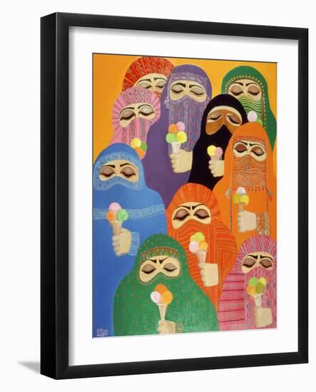 The Impossible Dream, 1988-Laila Shawa-Framed Giclee Print