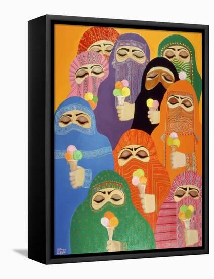 The Impossible Dream, 1988-Laila Shawa-Framed Stretched Canvas