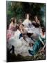 The Impress Eugenie (1826-1920) in 1855, 19Th Century (Oil on Canvas)-Franz Xaver Winterhalter-Mounted Giclee Print
