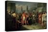 The Imprisonment of Guatimocin by the Troops of Hernan Cortes, 1856-Carlos Maria Esquivel-Stretched Canvas