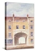 The Improved Entrance to Scotland Yard, 1824-T. Chawner-Stretched Canvas