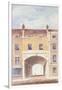 The Improved Entrance to Scotland Yard, 1824-T. Chawner-Framed Giclee Print