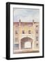 The Improved Entrance to Scotland Yard, 1824-T. Chawner-Framed Giclee Print