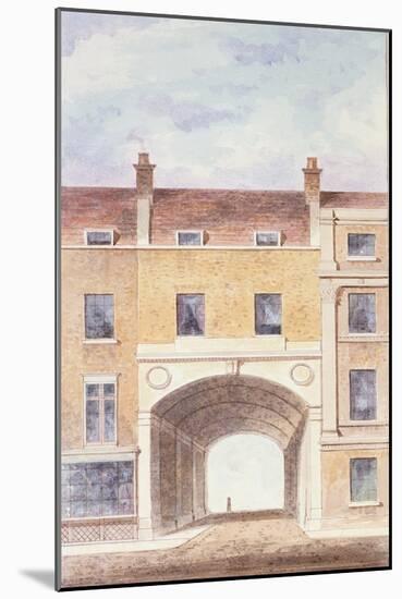 The Improved Entrance to Scotland Yard, 1824-T. Chawner-Mounted Giclee Print