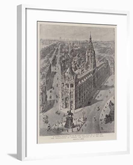 The Improvement of London, the Opening Up of the Mall-Henry William Brewer-Framed Giclee Print