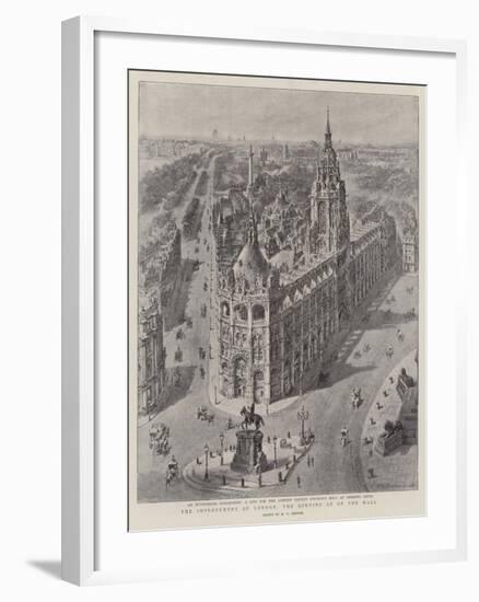 The Improvement of London, the Opening Up of the Mall-Henry William Brewer-Framed Giclee Print