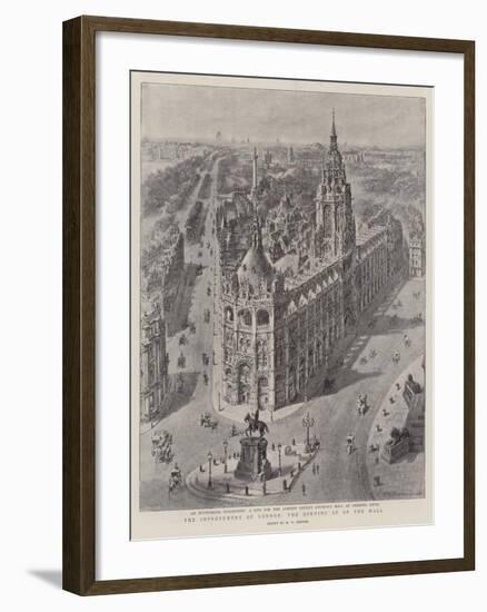 The Improvement of London, the Opening Up of the Mall-Henry William Brewer-Framed Giclee Print