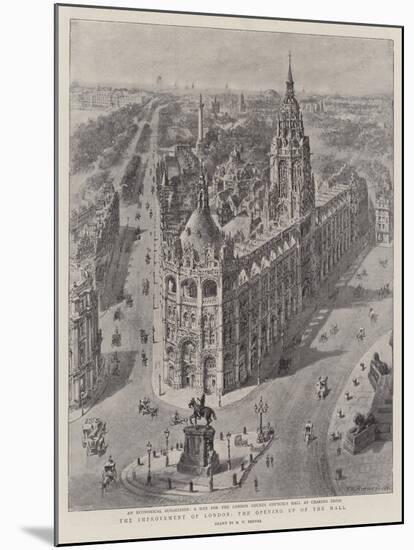 The Improvement of London, the Opening Up of the Mall-Henry William Brewer-Mounted Giclee Print