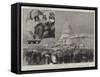 The Inauguration Address of President Harrison, at Washington, Usa-null-Framed Stretched Canvas