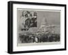 The Inauguration Address of President Harrison, at Washington, Usa-null-Framed Giclee Print