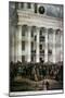 The Inauguration of Jefferson Davis, c.1861-James Massalon-Mounted Giclee Print