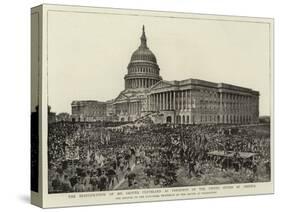 The Inauguration of Mr Grover Cleveland as President of the United States of America-null-Stretched Canvas