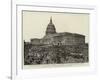 The Inauguration of Mr Grover Cleveland as President of the United States of America-null-Framed Giclee Print