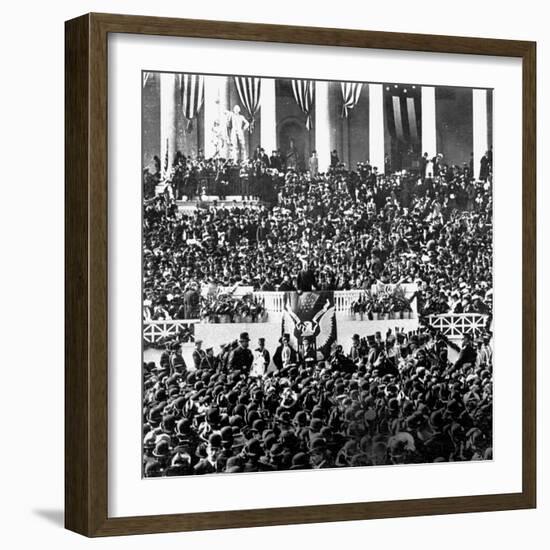 The Inauguration of President Theodore Roosevelt, 1905.-null-Framed Photographic Print