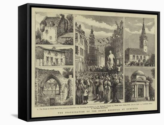 The Inauguration of the Burns Memorial at Dumfries-Henry William Brewer-Framed Stretched Canvas