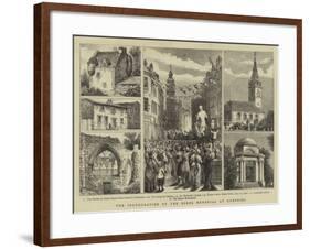 The Inauguration of the Burns Memorial at Dumfries-Henry William Brewer-Framed Giclee Print