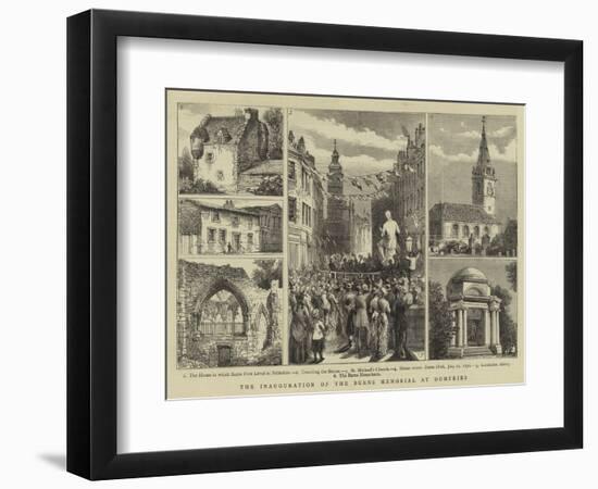 The Inauguration of the Burns Memorial at Dumfries-Henry William Brewer-Framed Giclee Print