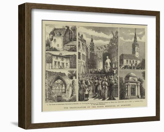 The Inauguration of the Burns Memorial at Dumfries-Henry William Brewer-Framed Giclee Print