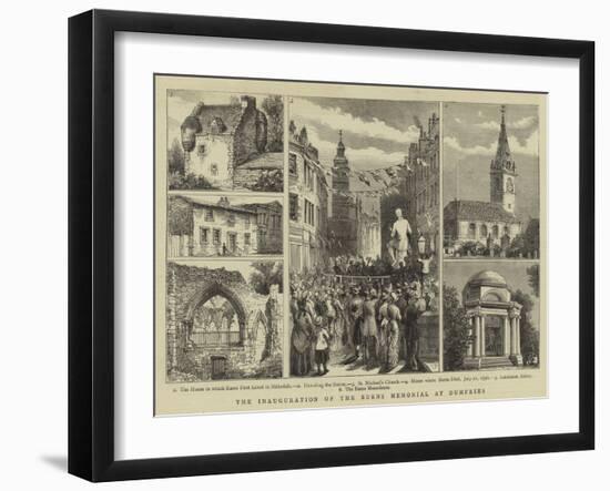 The Inauguration of the Burns Memorial at Dumfries-Henry William Brewer-Framed Giclee Print