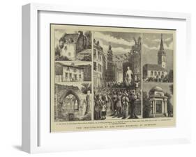 The Inauguration of the Burns Memorial at Dumfries-Henry William Brewer-Framed Giclee Print