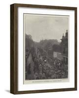 The Inauguration of the Motor-Car, Entering Reigate-null-Framed Giclee Print