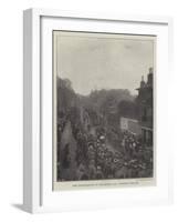 The Inauguration of the Motor-Car, Entering Reigate-null-Framed Giclee Print