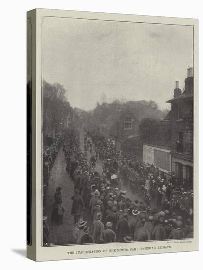 The Inauguration of the Motor-Car, Entering Reigate-null-Stretched Canvas