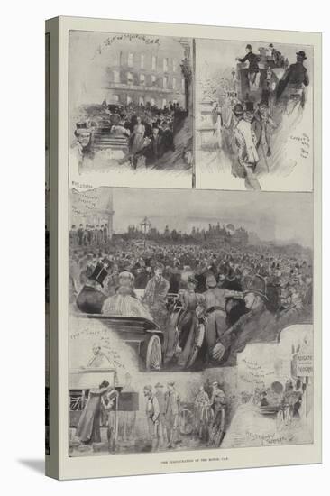 The Inauguration of the Motor-Car-Henry Charles Seppings Wright-Stretched Canvas