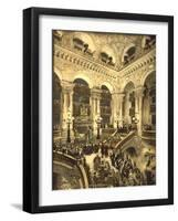 The Inauguration of the Opera. the Opera House, Paris, France, C.1890-C.1900-null-Framed Giclee Print