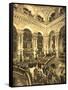 The Inauguration of the Opera. the Opera House, Paris, France, C.1890-C.1900-null-Framed Stretched Canvas