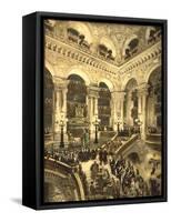 The Inauguration of the Opera. the Opera House, Paris, France, C.1890-C.1900-null-Framed Stretched Canvas