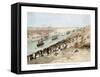 The Inauguration of the Suez Canal, 17 November 1869-Edouard Riou-Framed Stretched Canvas