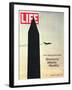 The Inauguration: Rhetoric Meets Reality, Washington Monument and Plane, January 31, 1969-George Silk-Framed Photographic Print