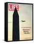 The Inauguration: Rhetoric Meets Reality, Washington Monument and Plane, January 31, 1969-George Silk-Framed Stretched Canvas