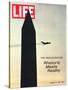 The Inauguration: Rhetoric Meets Reality, Washington Monument and Plane, January 31, 1969-George Silk-Stretched Canvas