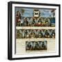 The Inca Dynasty, Peruvian School, Late 18th Century-null-Framed Giclee Print