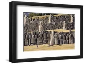 The Inca Ruins of Sacsayhuaman, UNESCO World Heritage Site, Peru, South America-Peter Groenendijk-Framed Photographic Print