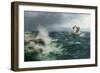 The Inchcape Rock, 1908 (Oil on Canvas)-Peter Graham-Framed Giclee Print