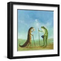 The Incident at Seasalter Beach-DD McInnes-Framed Art Print