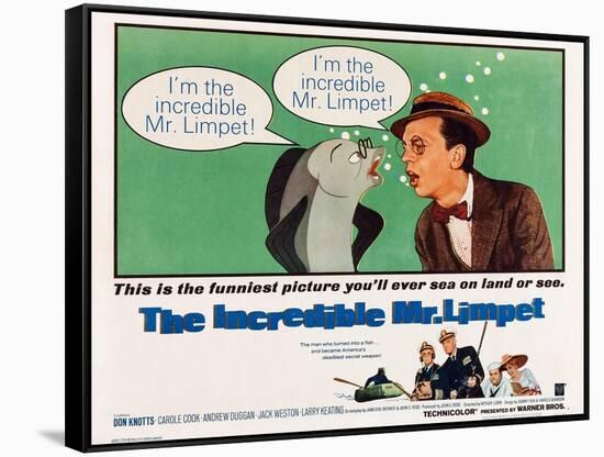 The Incredible Mr. Limpet-null-Framed Stretched Canvas