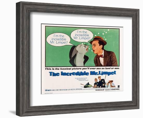 The Incredible Mr. Limpet-null-Framed Art Print