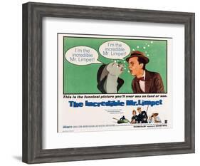 The Incredible Mr. Limpet-null-Framed Art Print