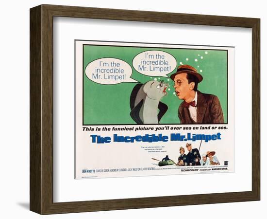 The Incredible Mr. Limpet-null-Framed Art Print